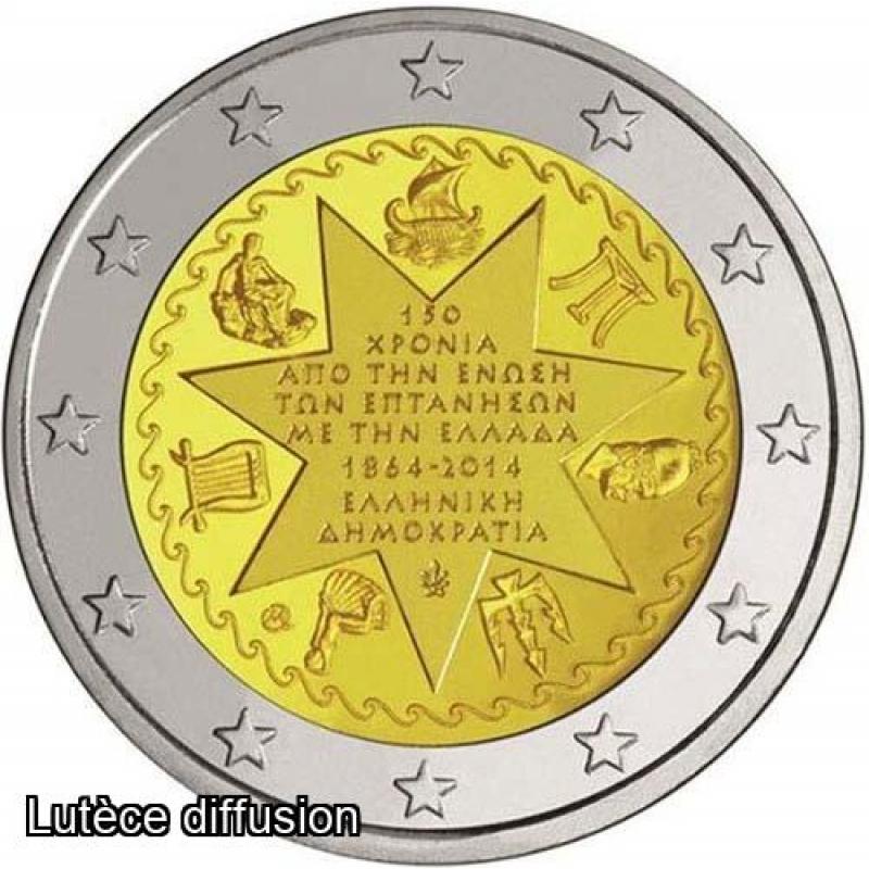 Grèce 2014 - Iles Ioliennes - 2€ commémorative (ref326163)