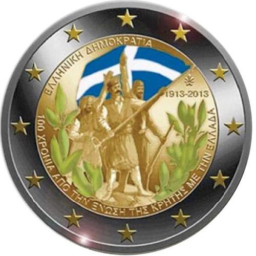 2 euros Grèce 2013 couleur (ref23143)