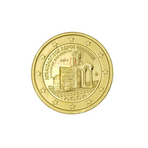 2€ Grèce 2017 - dorée or fin 24 carats (ref21004)