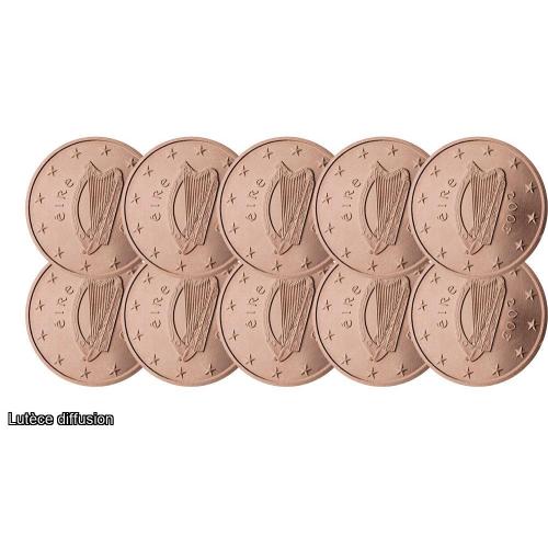 Lot de 10 pièces Irlande – 2 centimes (INV638400)