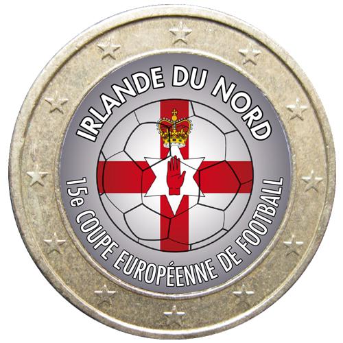 1 euro Football Irlande du Nord (ref329036)