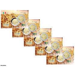 LOT de 5 cartes commémoratives - Italie 2004 - Alimentaire (Ref101001)