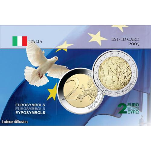 Carte commémorative - Italie 2005 - Constitution  (Ref101144)