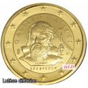 Italie 2014 Galilée - 2 euros dorée or fin 24 carats (ref326468)