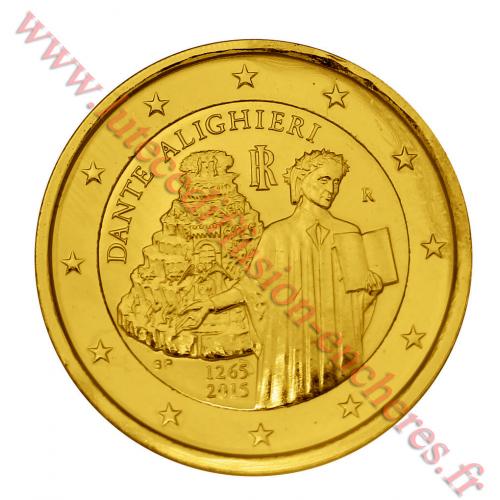 2€ Italie 2015 - dorée or fin 24 carats (ref327728)