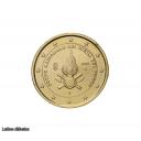 2€uro commémorative Italie 2020 dorée à l'or fin 24 carats (Ref25749m)