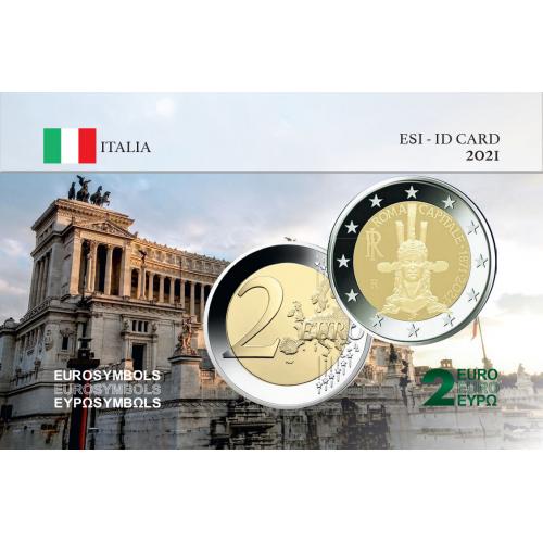Carte commémorative - Italie 2021 - Rome (ref101818)