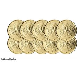Lot de 10 pièces Italie – 10 centimes (INV638505)
