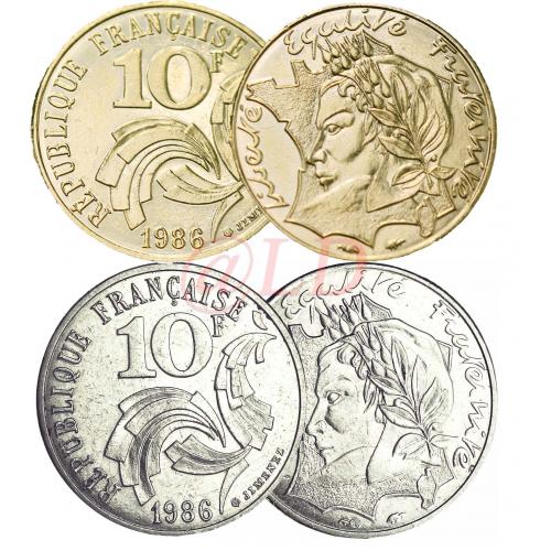 10 Francs Jimenez et dorée OR (ref206193)