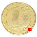 2€ Luxembourg 2015 - dorée or fin 24 carats (ref327678)