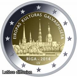 Lettonie 2014- Riga - 2€ commémorative (ref325984)