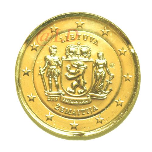 2€ Lituanie 2019 - dorée or fin 24 carats (ref23255)