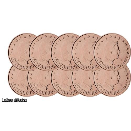 Lot de 10 pièces Luxembourg – 1 centime (INV638550)