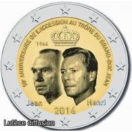 Luxembourg 2014- Accession Trone - 2€ commémorative (ref326299)