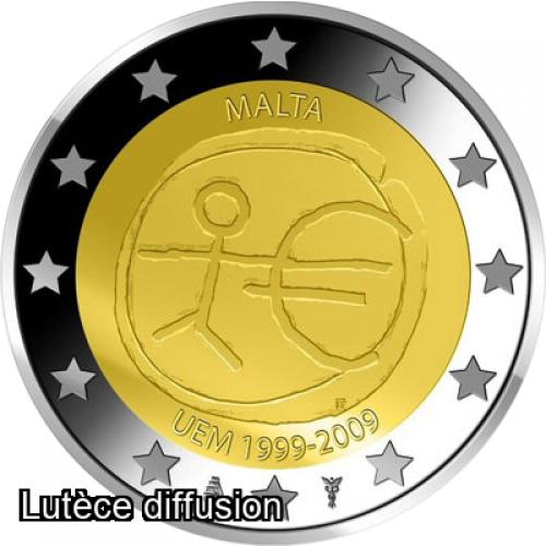 Malte 2009 10 ans - 2€ commémorative (ref312515)
