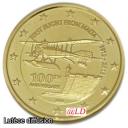 Malte 2015 - 2 euros dorée or fin 24 carats (ref327597)