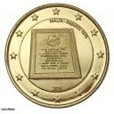 Malte 2015 - 2 euro commémorative République or fin 24 carats (ref328345)