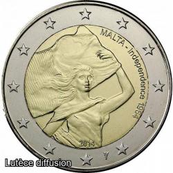 Malte 2014- Indépendance - 2€ commémorative (ref326282)
