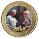 1 euro Nelson Mandela 2014 (ref325322)