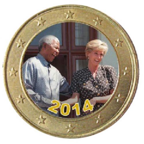 1 euro Nelson Mandela 2014 (ref325322)