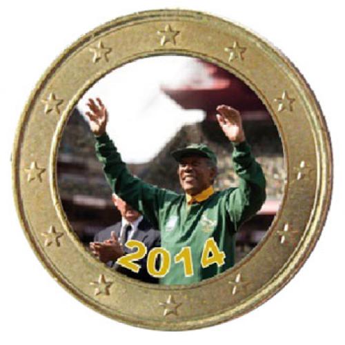 1 euro Nelson Mandela 2014 (ref325315)