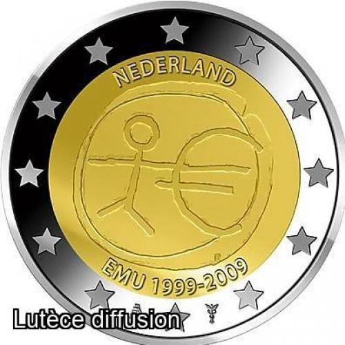 Pays-Bas 2009 10 ans - 2€ commémorative (ref312377)