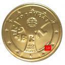 2€ Portugal 2014 - dorée or fin 24 carats (ref325203)