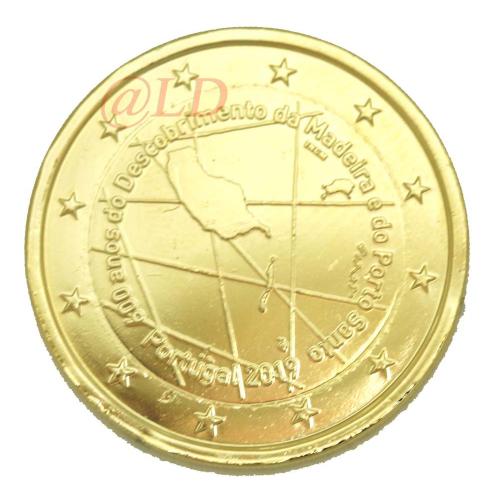 2€ Portugal 2019 - dorée or fin 24 carats (ref22740)