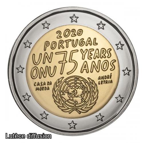 Portugal 2020 ONU - 2euro commémorative (ref25444)