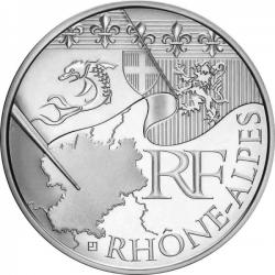 Rhone Alpes 2010 - 10 euros régions (ref320734)