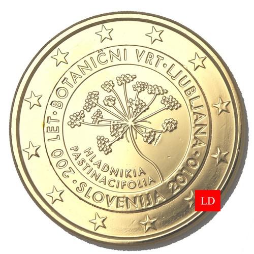 2€ Slovénie 2010 - dorée or fin 24 carats (ref319435m)