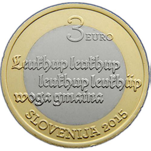 3€ Slovénie 2015 - Premier texte (ref327797)