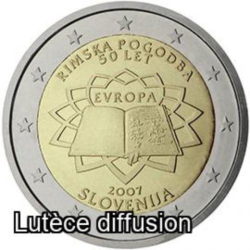 Slovénie 2007- Traité de Rome - 2€ commémorative (ref300570)
