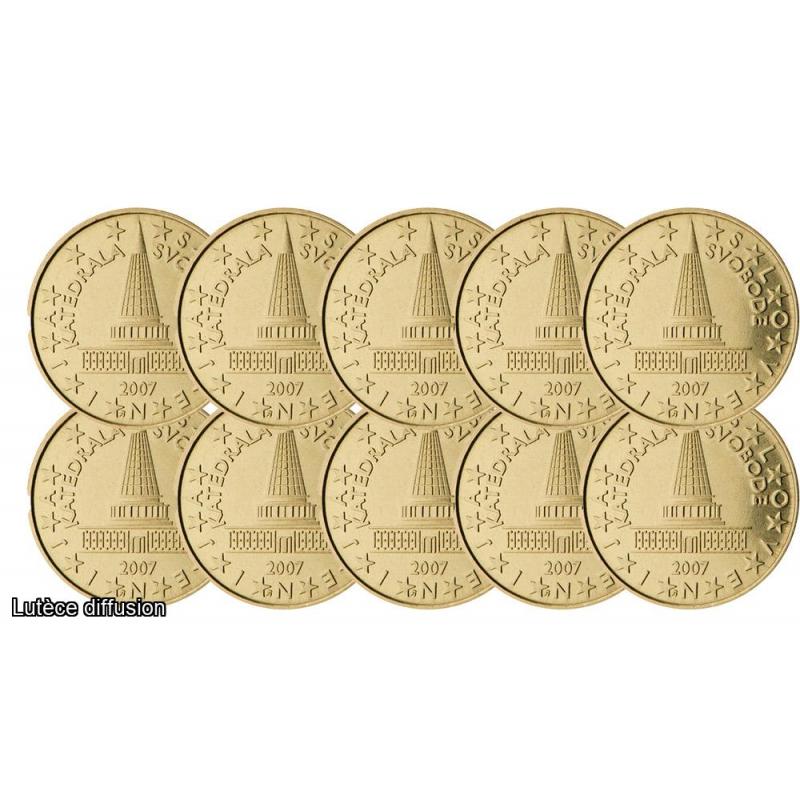 Lot de 10 pièces Slovénie – 10 centimes (INV300237)