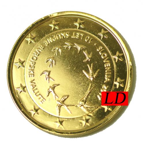 2€ Slovenie 2017 - dorée or fin 24 carats (ref20401m)