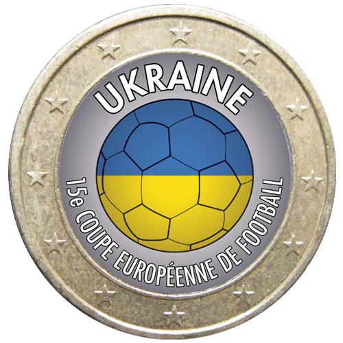 1 euro Football Ukraine (ref329050)