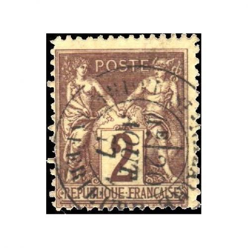 Timbre de France N°85 - 1877 Oblitéré (ref622168m)