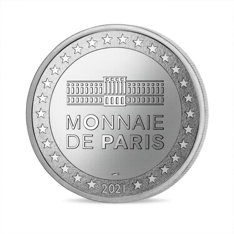 France 2021 – Médaille Lucky Luke – Le Croque Mort couleur (Ref28962)