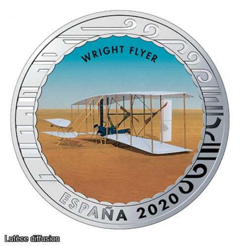 1.50€ Espagne 2020 Wright Flyer (ref25899)