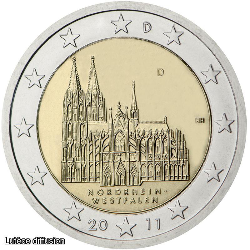 Allemagne 2011 - Cologne - 2€ commémorative (ref314678)
