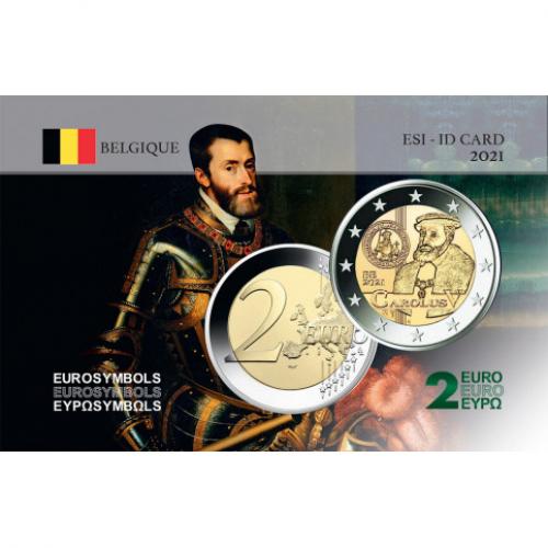 Belgique 2021 - Carte commémorative – Charles V (ref47828)