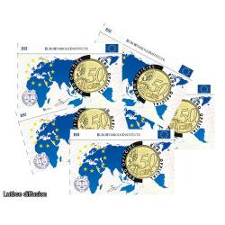 Lot de 5 Coincards Europe - Série Parlement (ref26216)