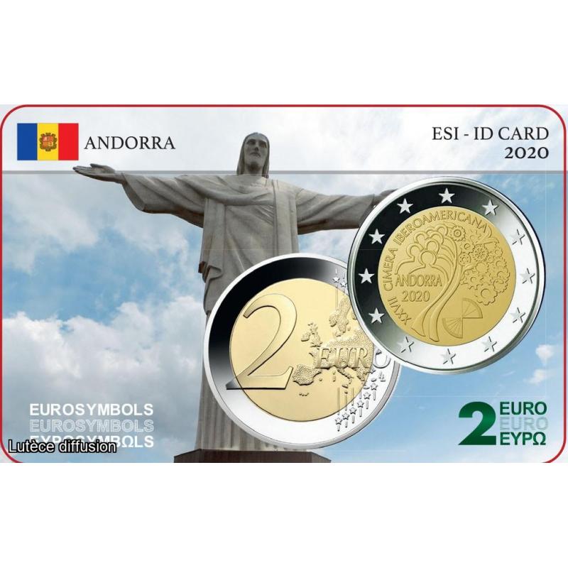 Andorre 2020 Ibéro Américain - Carte commémorative (ref100277)