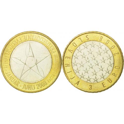 3 euros Slovenie 2008 (ref311974)