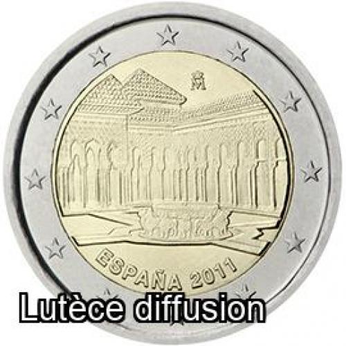 Espagne 2011 - Cour de lions  - 2€ commémorative (ref319178)
