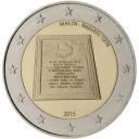 2€ commémorative Malte 2015 (ref328321)