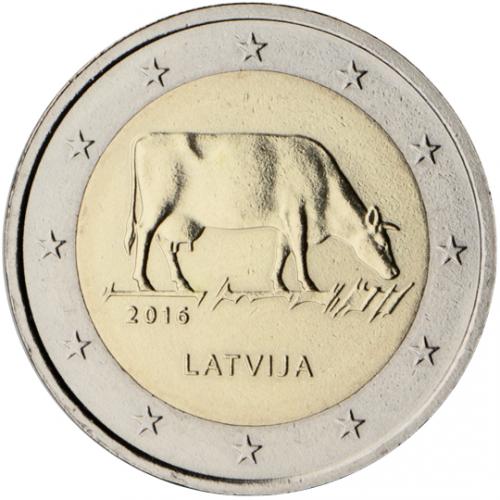 Lettonie 2016 - 2euro commémorative - Industrie laitiere  (ref329531)