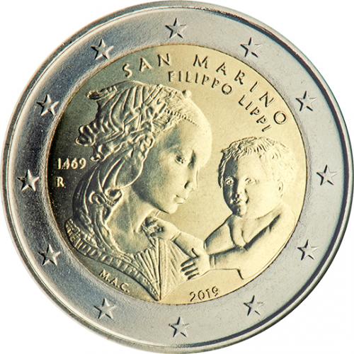 2€ commémorative Saint Marin 2019 (ref22971)