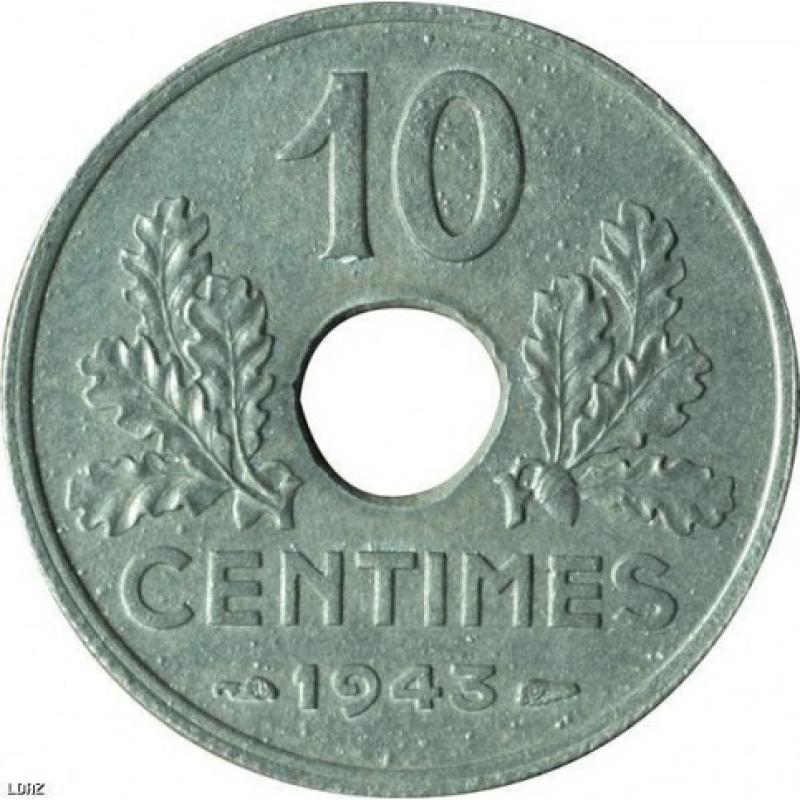 10 centimes - Etat Français (Ref671560)