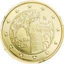 2€uro commémorative Espagne 2021 Tolède dorée à l'or fin 24 carats (Ref29060)
